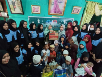 Menebar Berkah, Mahasiswa Prodi BPI Laksanakan Baksos