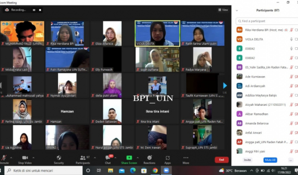 HMPS Gelar International Webinar dengan Tema The Existence of Youth in Building World Civilization