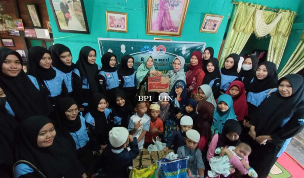 Menebar Berkah, Mahasiswa Prodi BPI Laksanakan Baksos