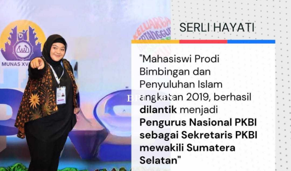 Bangga, Mahasiswi Prodi BPI Berhasil Terpilih Menjadi Pengurus Nasional PKBI sebagai Sekretaris PKBI